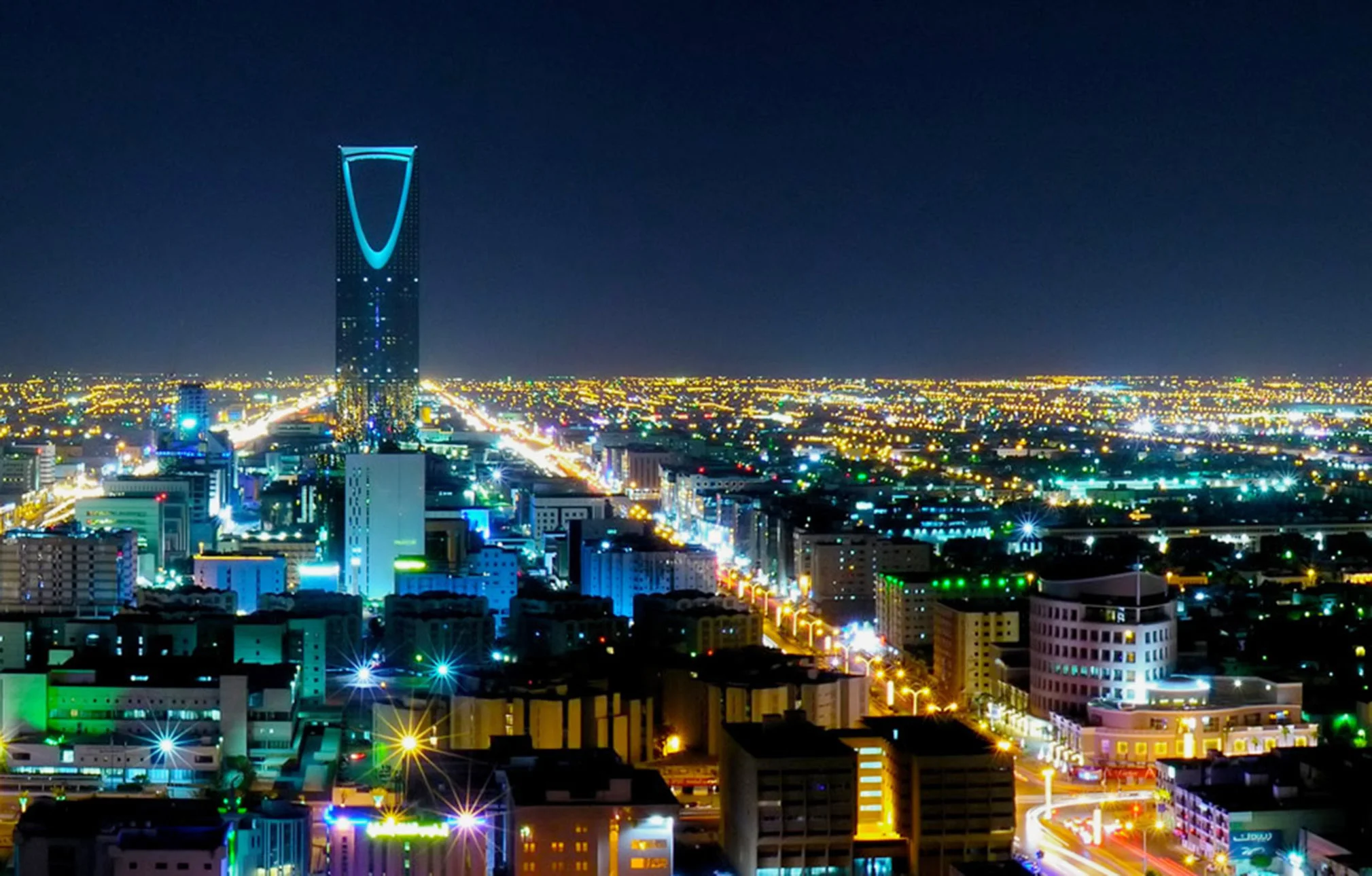 مدينة الرياض ليلًا